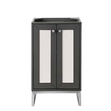 Chianti Mineral Gray 20" Single Vanity with Brushed Nickel Hardware without Top by JMV