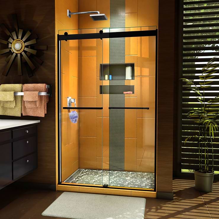 DreamLine Sapphire 48x76 Reversible Sliding Shower Alcove Door with