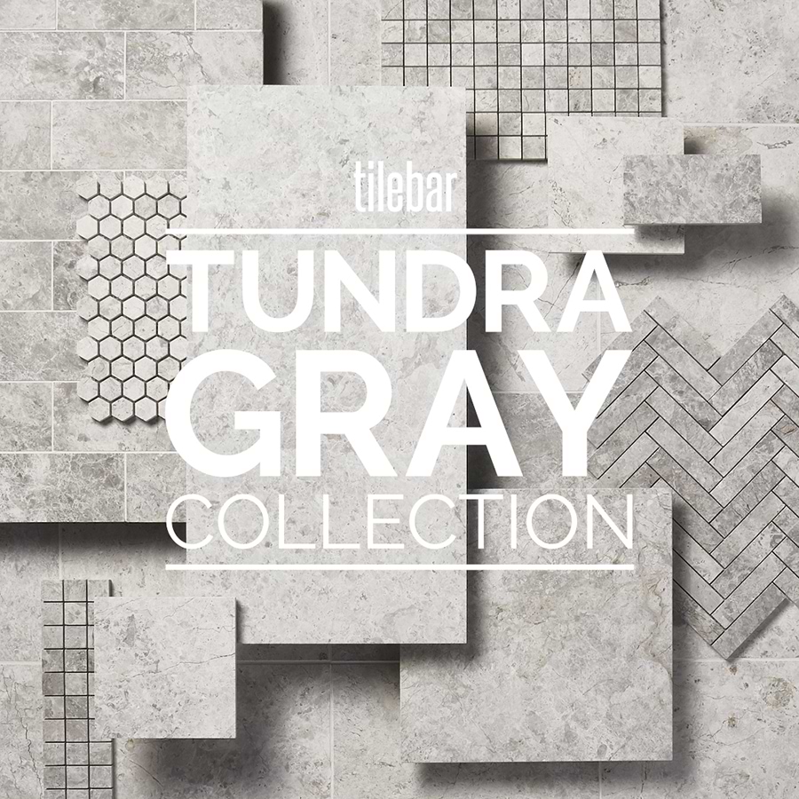 Tundra Gray 1x4 Herringbone Honed Limestone Mosaic