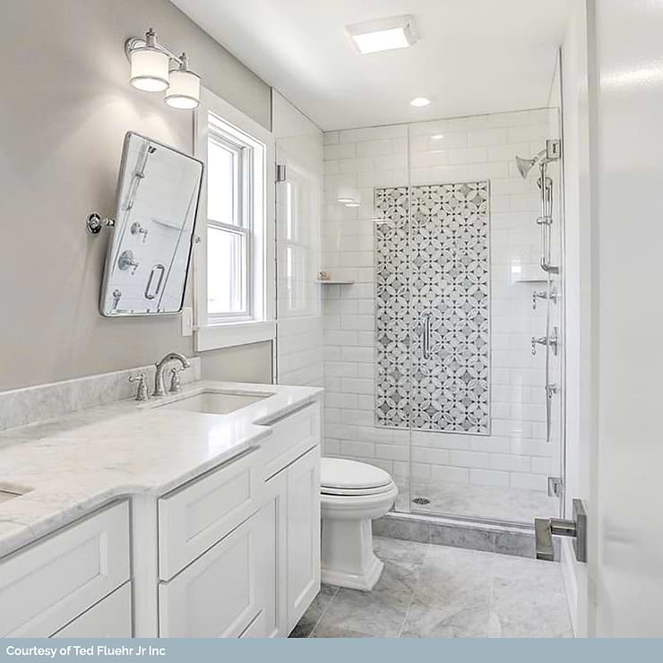 Highland Blossom Marble Polished Mosaic Tile