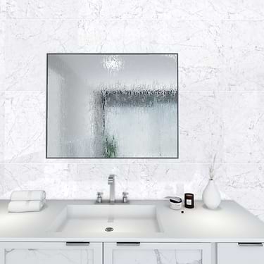Marble Tech Bianco Gioia White 24X24 Polished Porcelain Tile