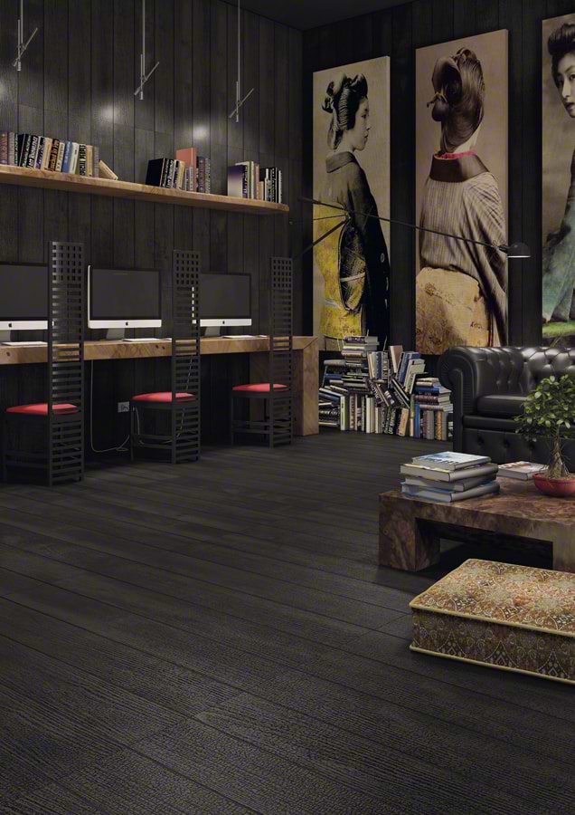 Vives Okinawa - R Carbon 8 x48 Porcelain Tile