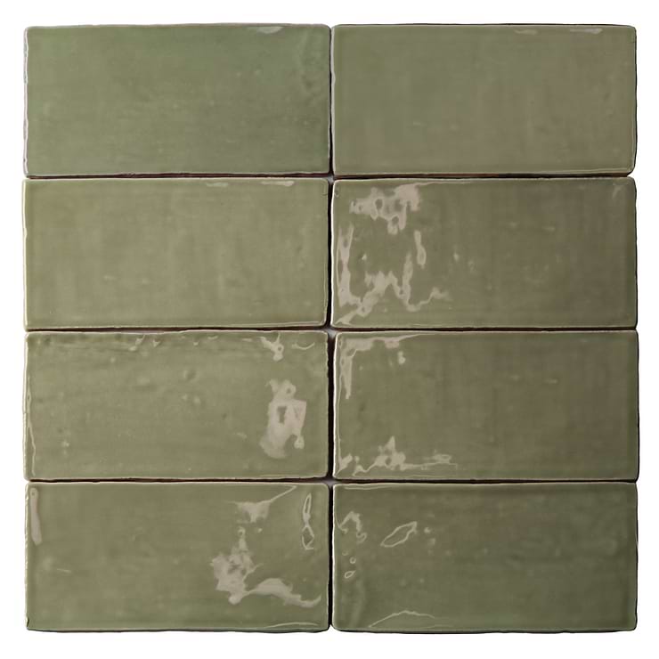 Lancaster 3x6 Celery Polished Ceramic Tile