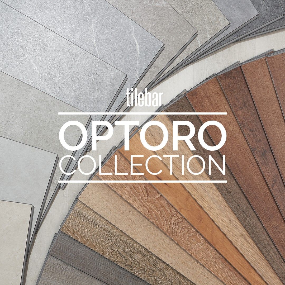 Optoro Juneau Sandstone Light Gray 28mil Wear Layer Rigid Core Click 12x24 Luxury Vinyl Tile