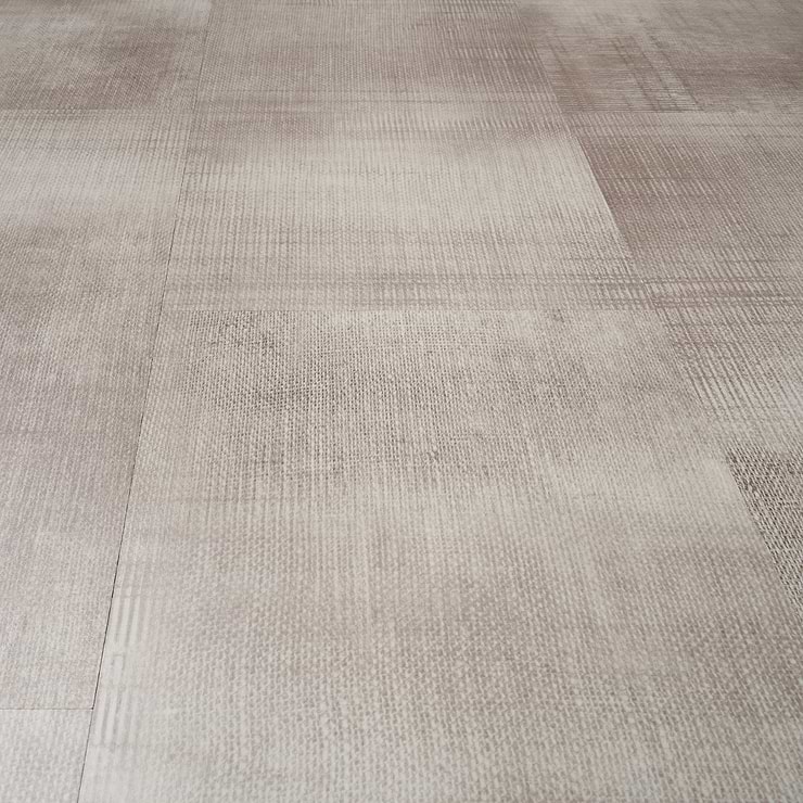 Ristretto LVT Teak Beige 12x24 Fabric Look Rigid Core Click Luxury Vinyl Tile 