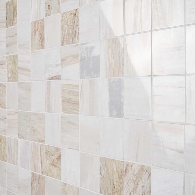 Sabbia Marble 3x3 Polished Mosaic Tile