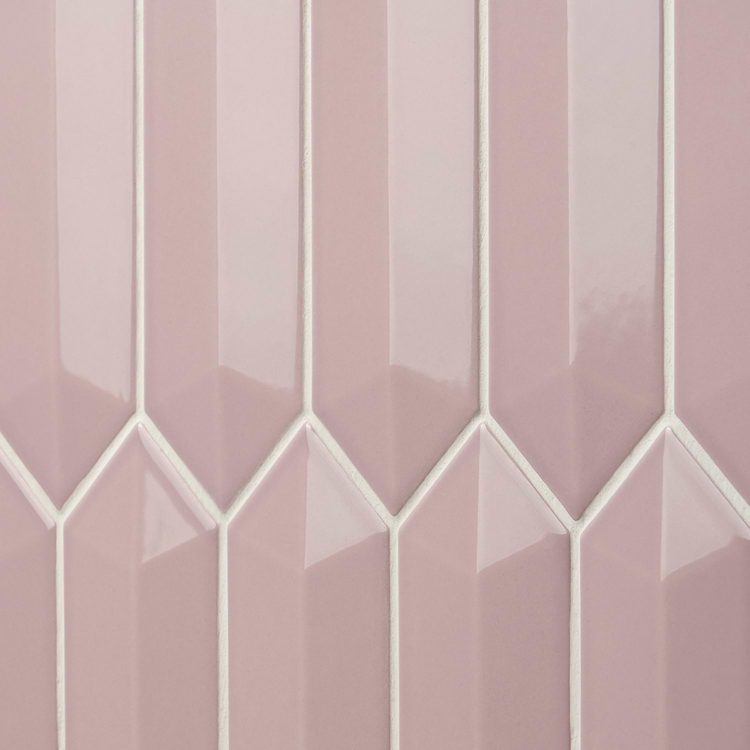Kent Contour Pink 2.6 x 13 Polished Ceramic Tile