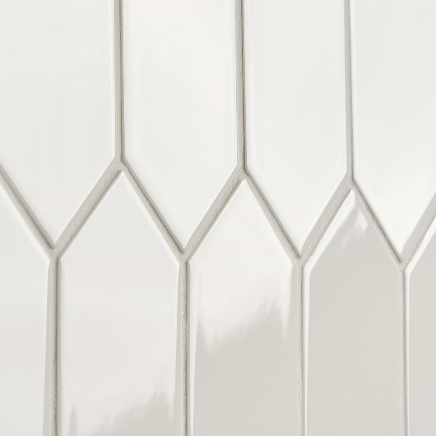 Kent White 2.6 x 13 Polished Ceramic Tile