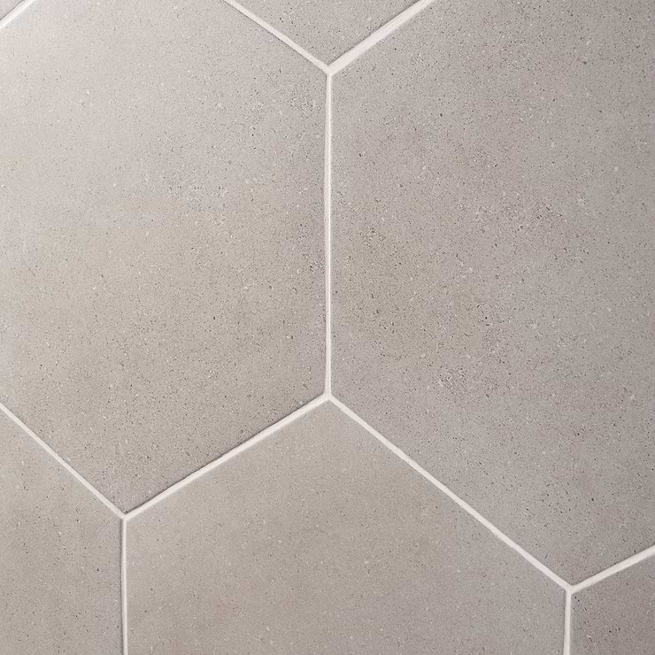 Pergola Taupe 12.5" Hexagon Matte Porcelain Tile