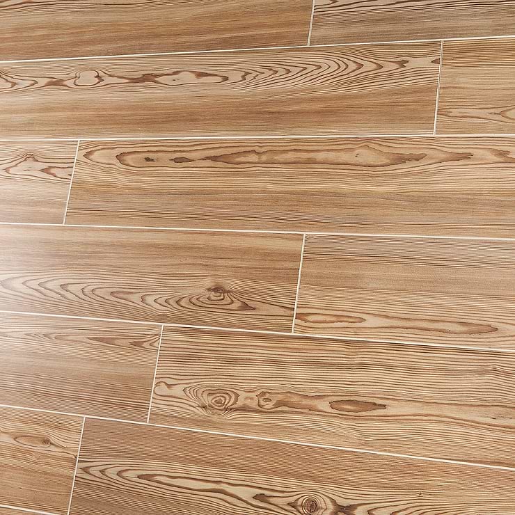 Barberry Miele 8x48 Matte Wood Look Porcelain Floor and Wall Tile