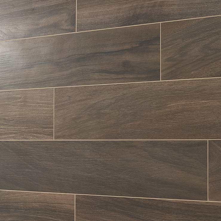 9x48 Hardy Caoba Dark Wood Tile