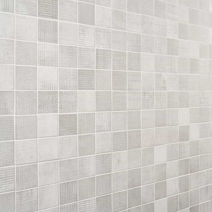 Ristretto Smoke Gray 2x2 Matte Porcelain Mosaic Tile