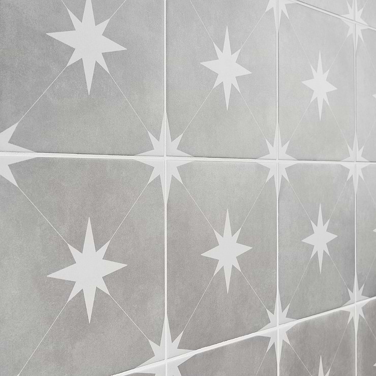 Tau Gris Gray 9x9 Matte Porcelain Tile