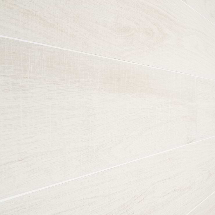 Kenridge White 8x48 Matte Porcelain Wood Look Tile