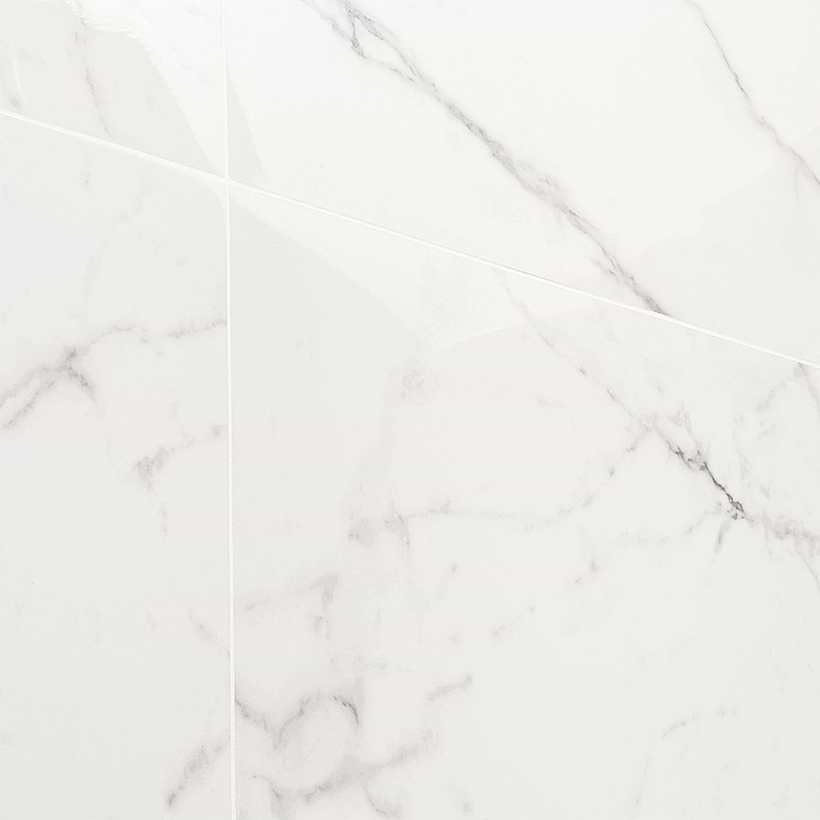 DreamStone Statuario Venato 24x24 Polished Porcelain Tile