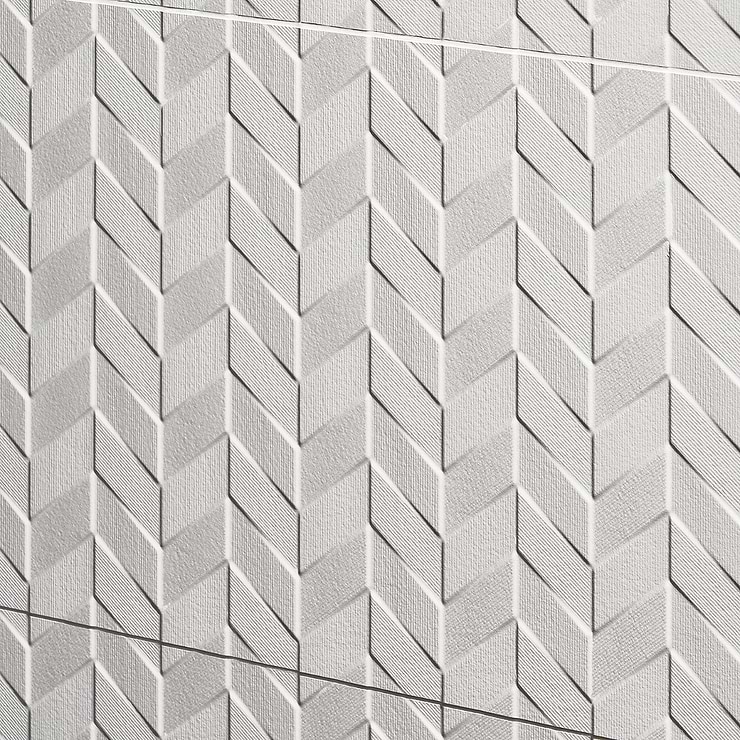 Wonderland 3D Wind White 12x36 Polished Ceramic Tile
