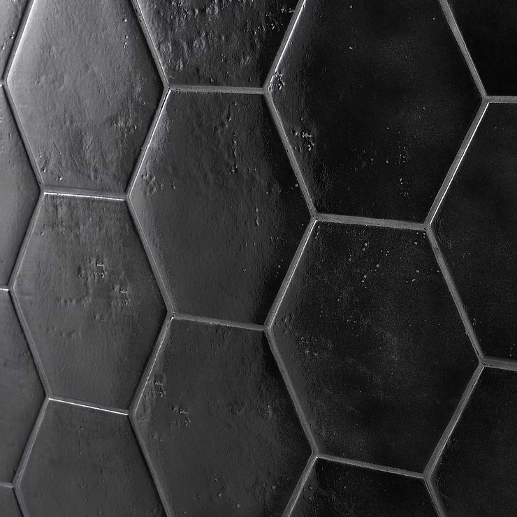 Cavallo Overcast 7" Hexagon Glazed  Porcelain Tile