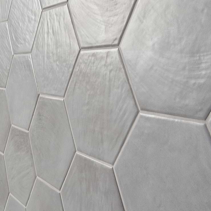 Kaleko Cement Glazed Porcelain 8" Hexagon Tile