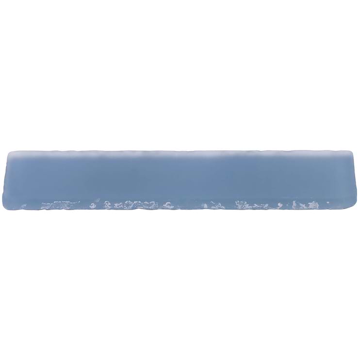 Coastal Rain 2x8 Beached Frosted Glass Tile