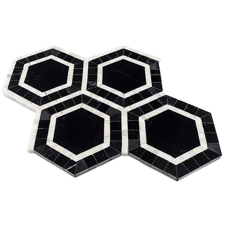 Nova Black Hole Marble Tile