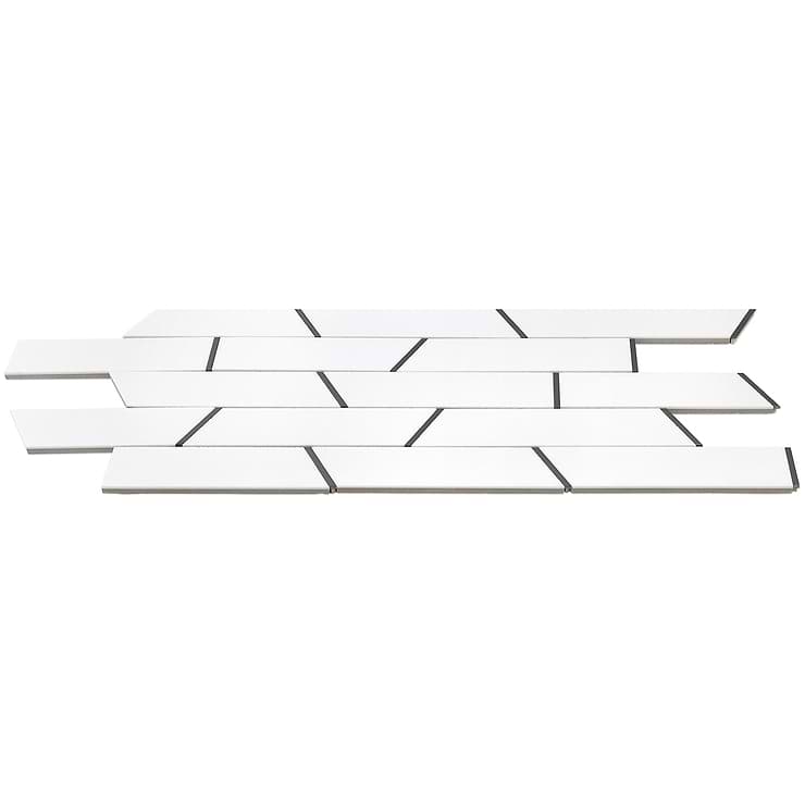 Matrix Trapezoid Porclain and Steel Tile