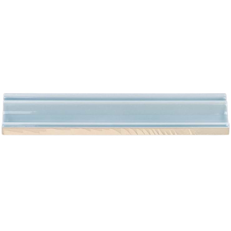 Seaport Topacio 2x10 Polished Ceramic Chair Rail Liner 