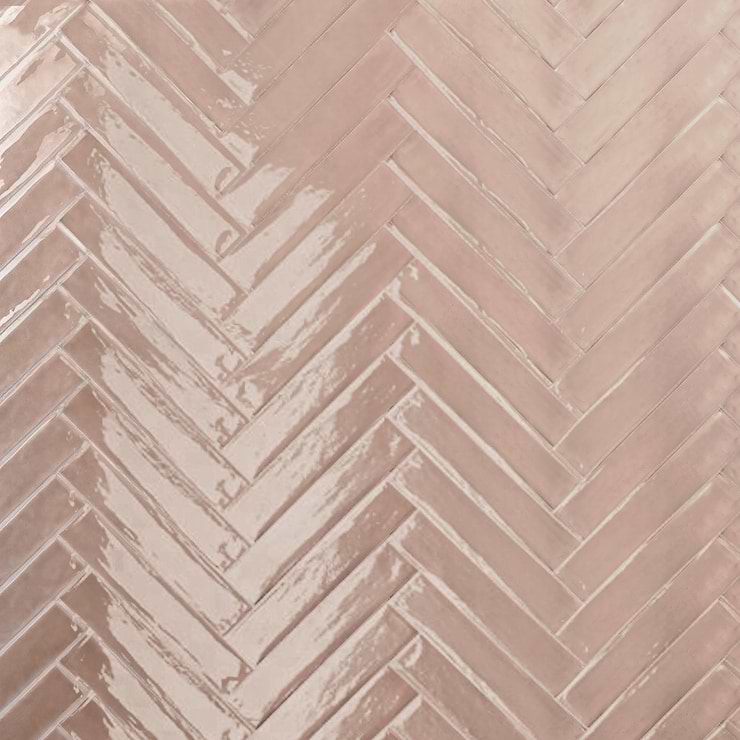 Paint Rosa Pink 3x16 Glossy Porcelain Subway Tile for Wall