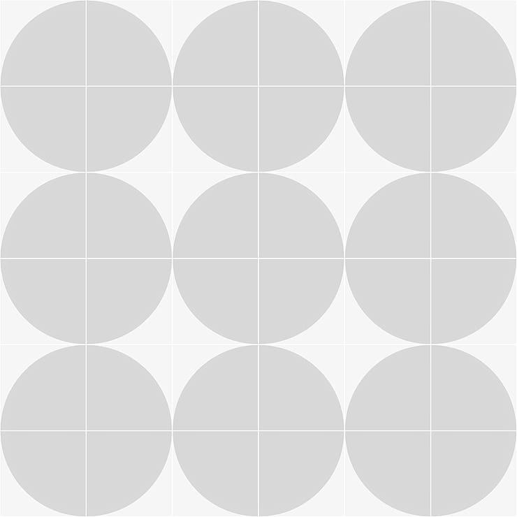 Stacy Garcia Maddox Deco Cool Gray 8x8 Matte Porcelain Tile