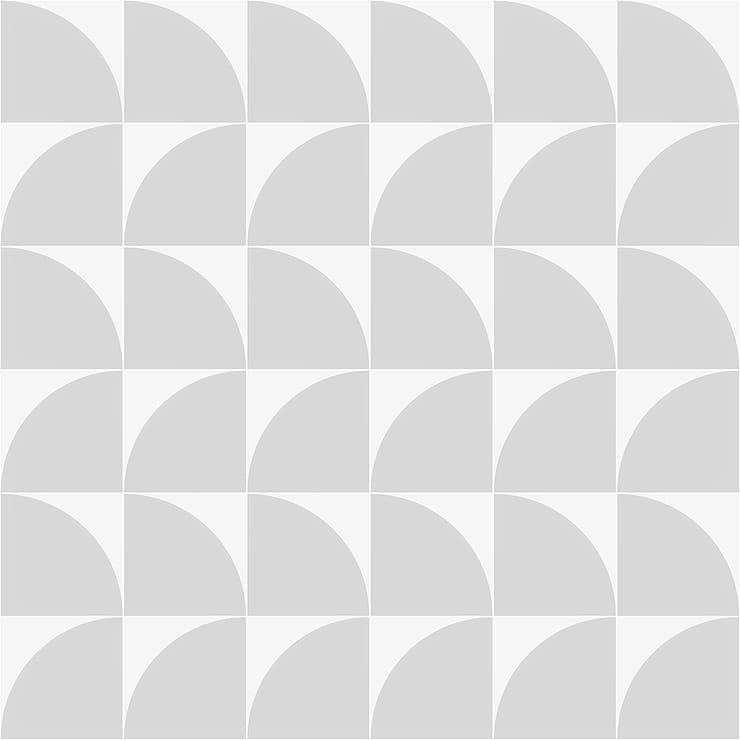 Stacy Garcia Maddox Deco Cool Gray 8x8 Matte Porcelain Tile