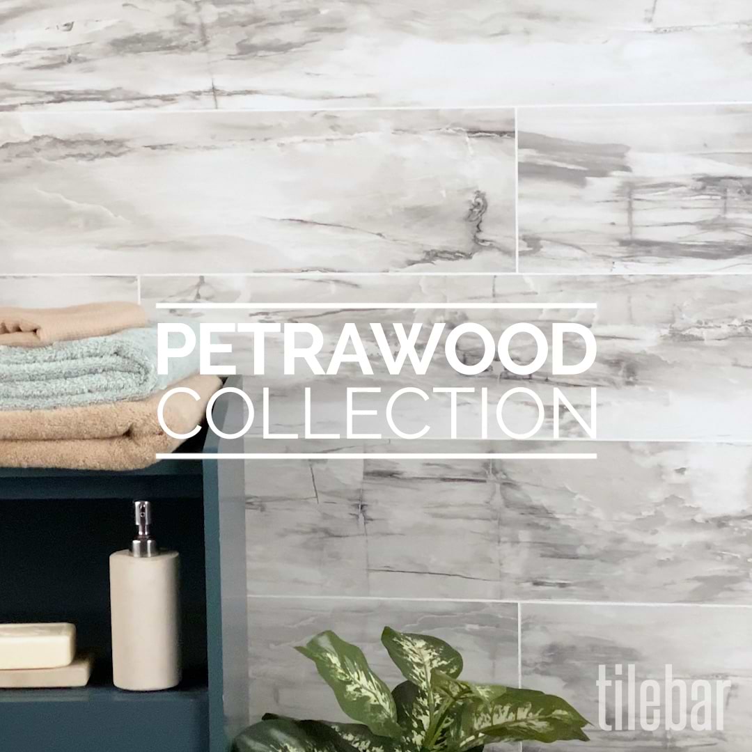 Petrawood Blue 12x24 Polished Porcelain Tile