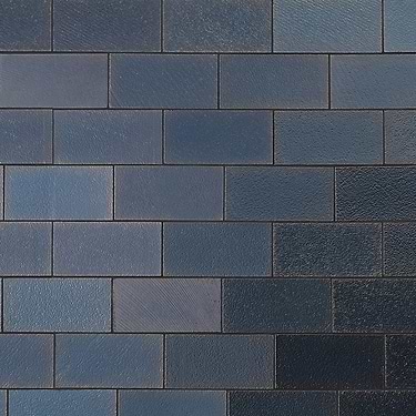 Magma Iron Gray 3x6 Polished Lava Stone Subway Tile  - Sample