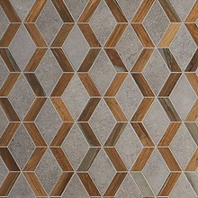 Eternal Diamond Oak Matte Porcelain Wood Look Mosaic Tile