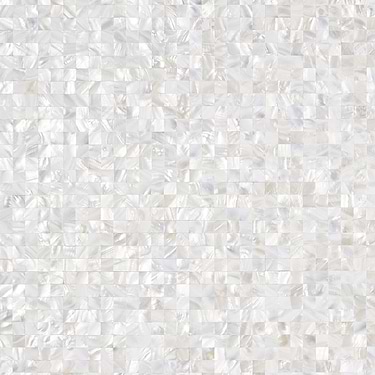 Mother of Pearl LPS Mother of Pearl Square Seamless Peel & Stick Polished Mosaic Tile - Sample