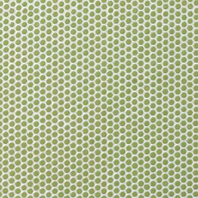 Eden Electric Lime Penny Round Polished Rimmed Ceramic Tile