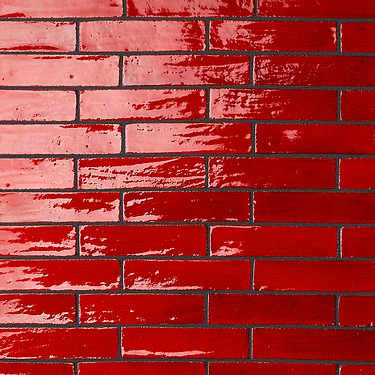 Emery Selenium Red 2x8 Handmade Ceramic Subway Tile for Wall & Floor - Sample