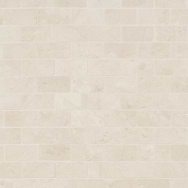 Aero Cream Beige 1x2 Polished Limestone Mosaic