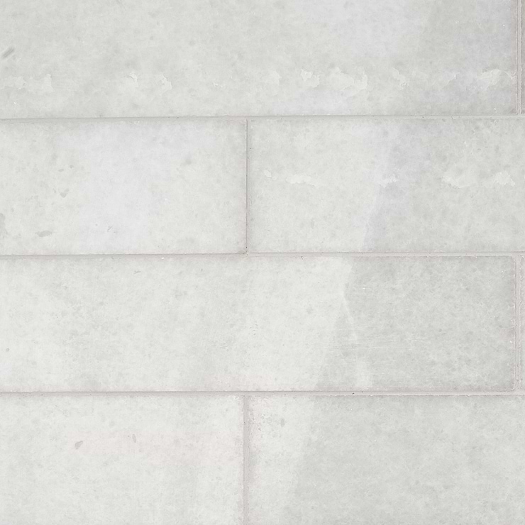 Snow White 3x12 Polished Marble Tile