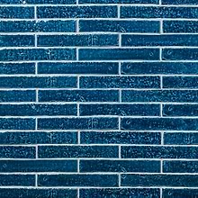 Wabi Sabi Sapphire Blue 1.5x9 Crackled Glossy Ceramic Tile