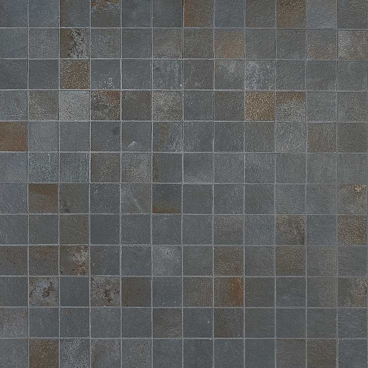 Angela Harris Flatiron Black 2x2 Matte Porcelain Mosaic
