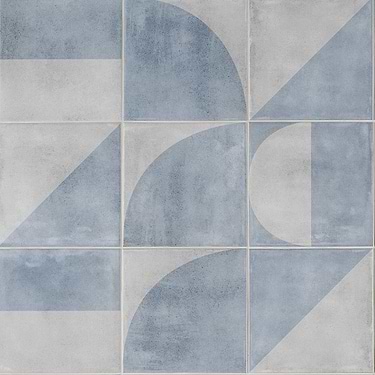 Brando Blue 8x8 Porcelain Tile 