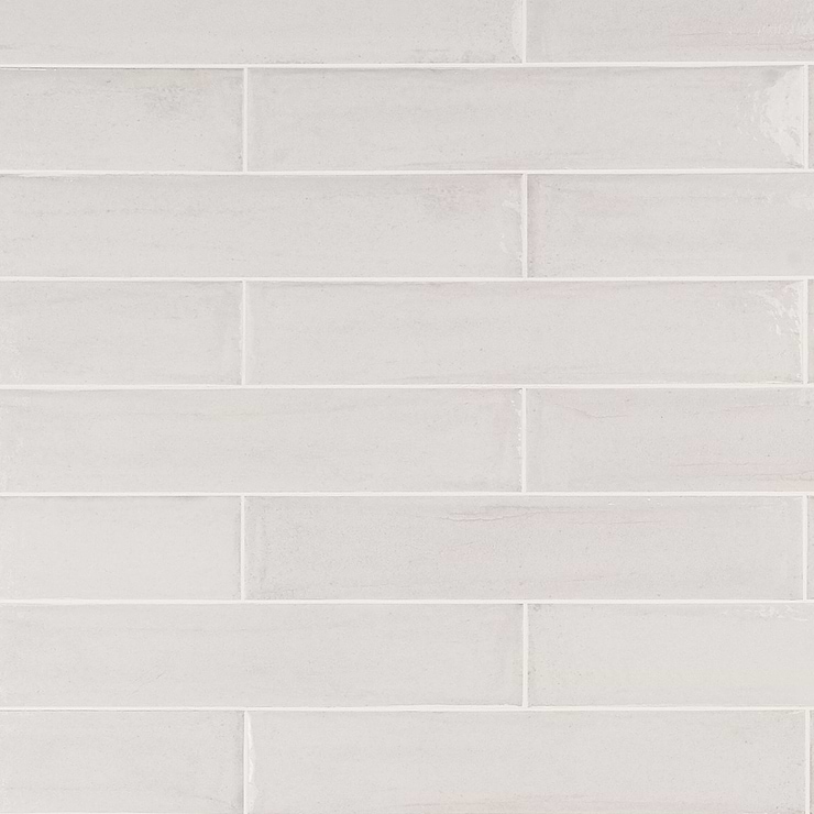 Paint Bianco 3x16 Glossy Porcelain Subway Wall Tile