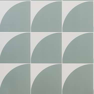 Maddox Deco Mineral Green 8X8 Matte Porcelain Tile by Stacy Garcia