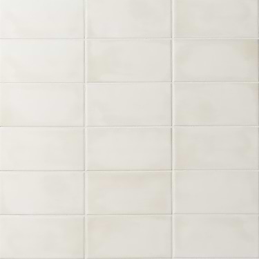 Comb Warm White 4X8 Matte Ceramic Tile - Sample