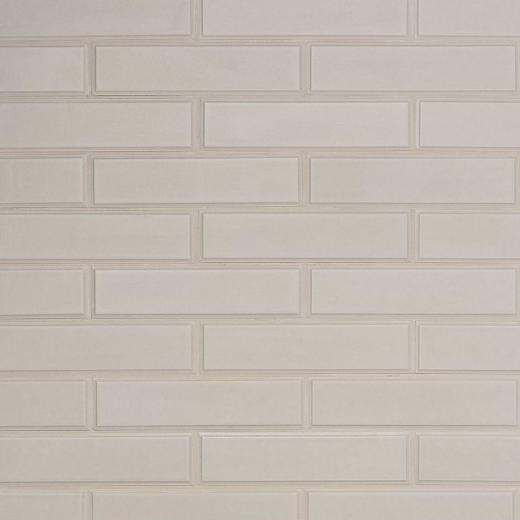 Eastside Beveled Ecru Beige 2x9 Matte Ceramic Tile