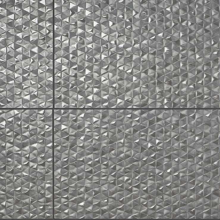 Echoes Acero Gray 12x36 Satin and Matte Ceramic Tile