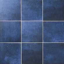 Art Geo by Elizabeth Sutton Cement Blue 8x8 Matte Porcelain Tile