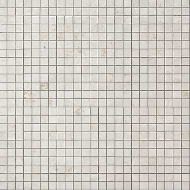 Portrait Ivory 1x1 Matte Porcelain Mosaic  - Sample