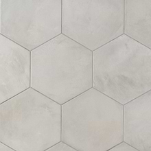 Ava Gray Sabbia 8" Hexagon Matte Porcelain Tile