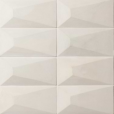 Sandune Pierre Beige 3D 4x8 Prism Honed Sandstone Tile