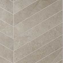 New Rock Tortora Taupe 4x21 Chevron Limestone Look Matte Porcelain Tile